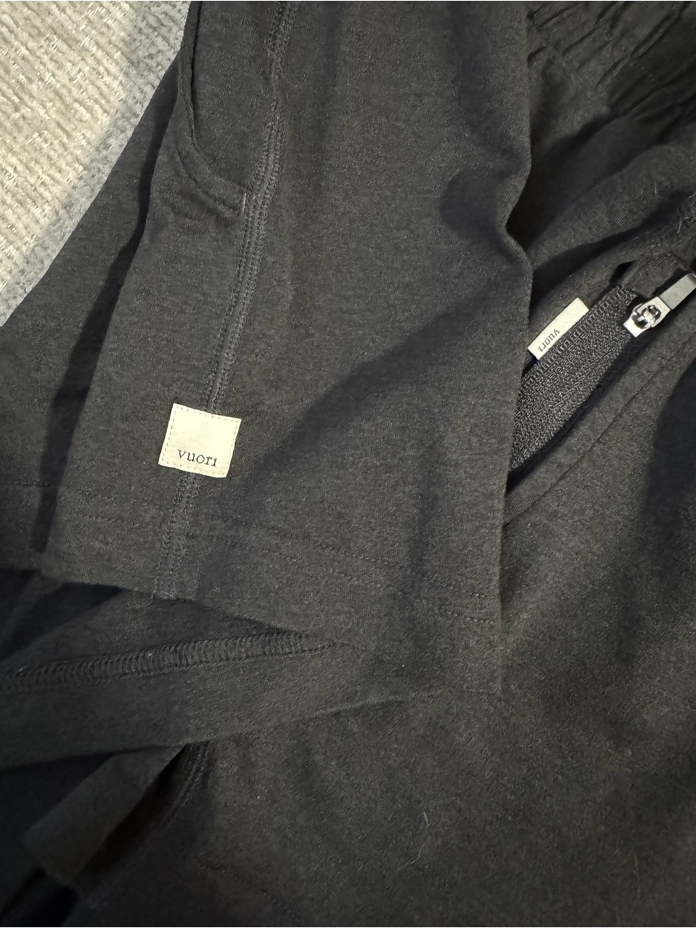 Vuori Black Athletic Drawstring Shorts - Picture 3 of 4